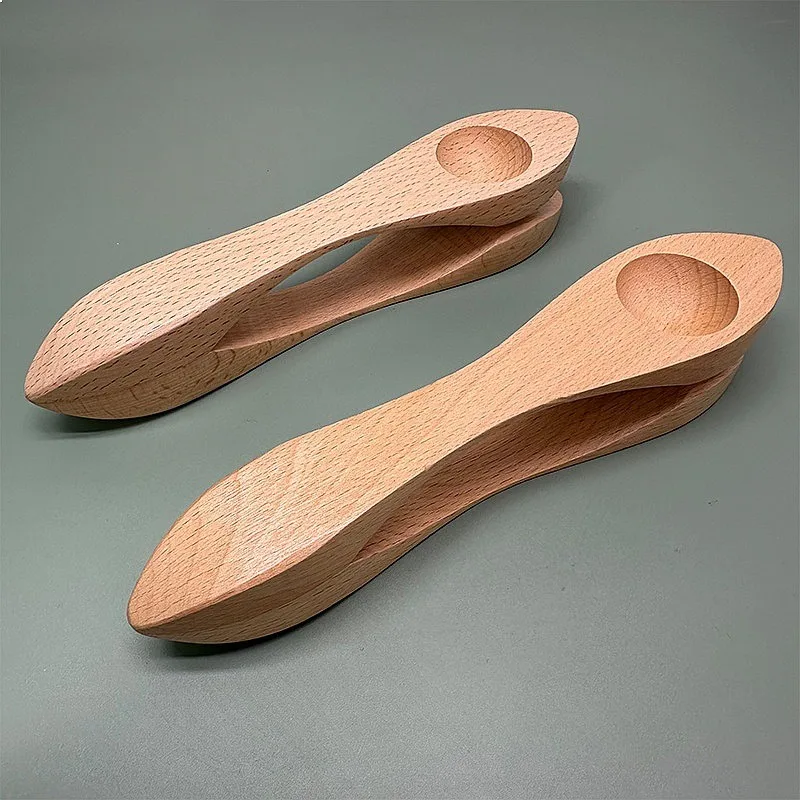Wooden Musical Spoon Percussion Instrument Kids Orff Rhythm Teaching Aid Children Early Educational Percussion Toy view 4
