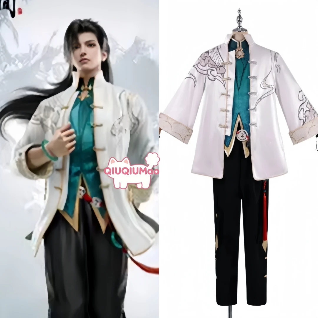 

Game Naraka: Bladepoint Cosplay Martial Legacy Costume Anime Wu Chen Role Playing Outfit for Men Women Adult Comic Con Party