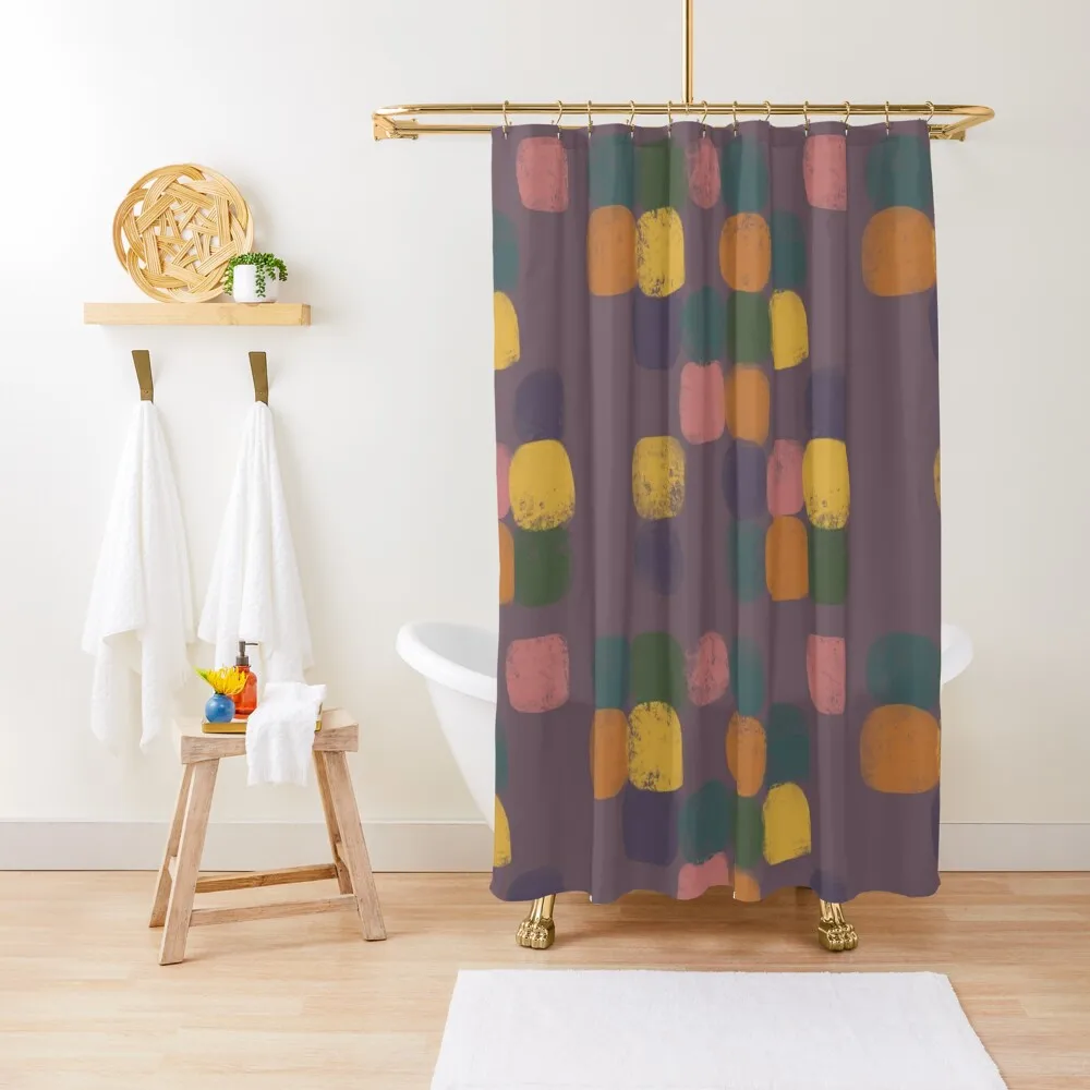 Rainbow Squares Shower Curtain Bathroom Decor Bathroom Accessory Bathroom Accessorys Curtain