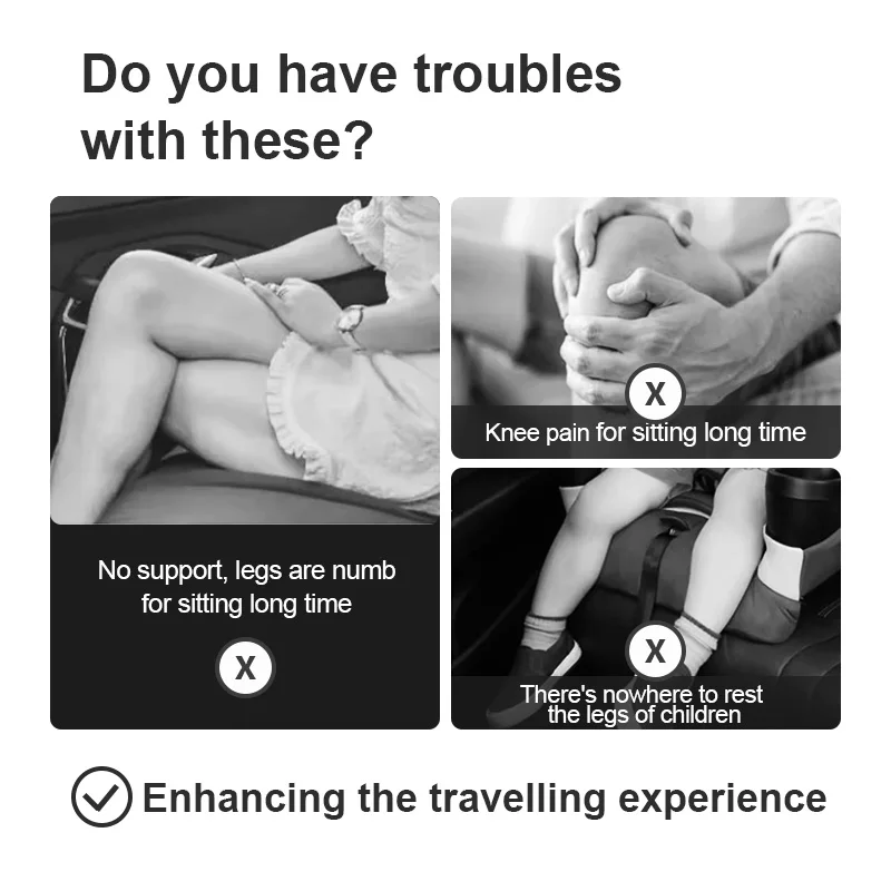 STLF CLRAK نوع مقعد سيارة فاخر مع مسند للساقين، دعم كهربائي قابل للتعديل، مسند ظهر ذكي لمقاعد الأطفال، مسند ساق كهربائي لـ Li