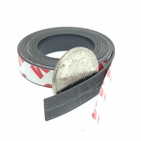 1Meter/LOT Rubber Magnet 10*1 mm  Self Adhesive Flexible Magnetic Strip Tape 10x1 Width 10mm Thickness 1mm 10mm x 1mm