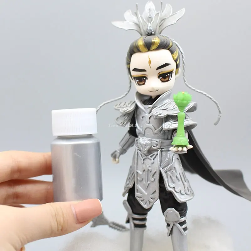 Metal Glitter Acrylic Paint Gold Silver Bronze Paint Acrylic DIY Resin Clay Shoe Statue Plastic Art Coloring Leather Paint