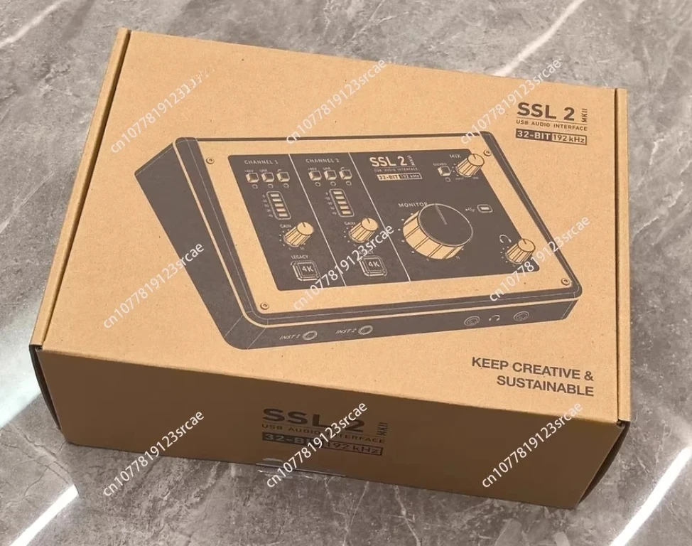 for SSL2 MKII 2-in/2-out USB Stereo Audio Interface With 32-Bit 192 kHz Converters and Balanced Outs for Musicians