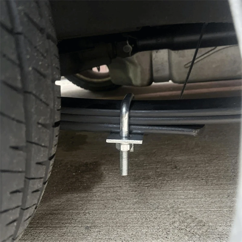 

4 Pack Leaf Spring Clamp Kit Fits Leaf Springs Up Locks Leaf Springs Together for Stabilizing Provides Better L-A33R