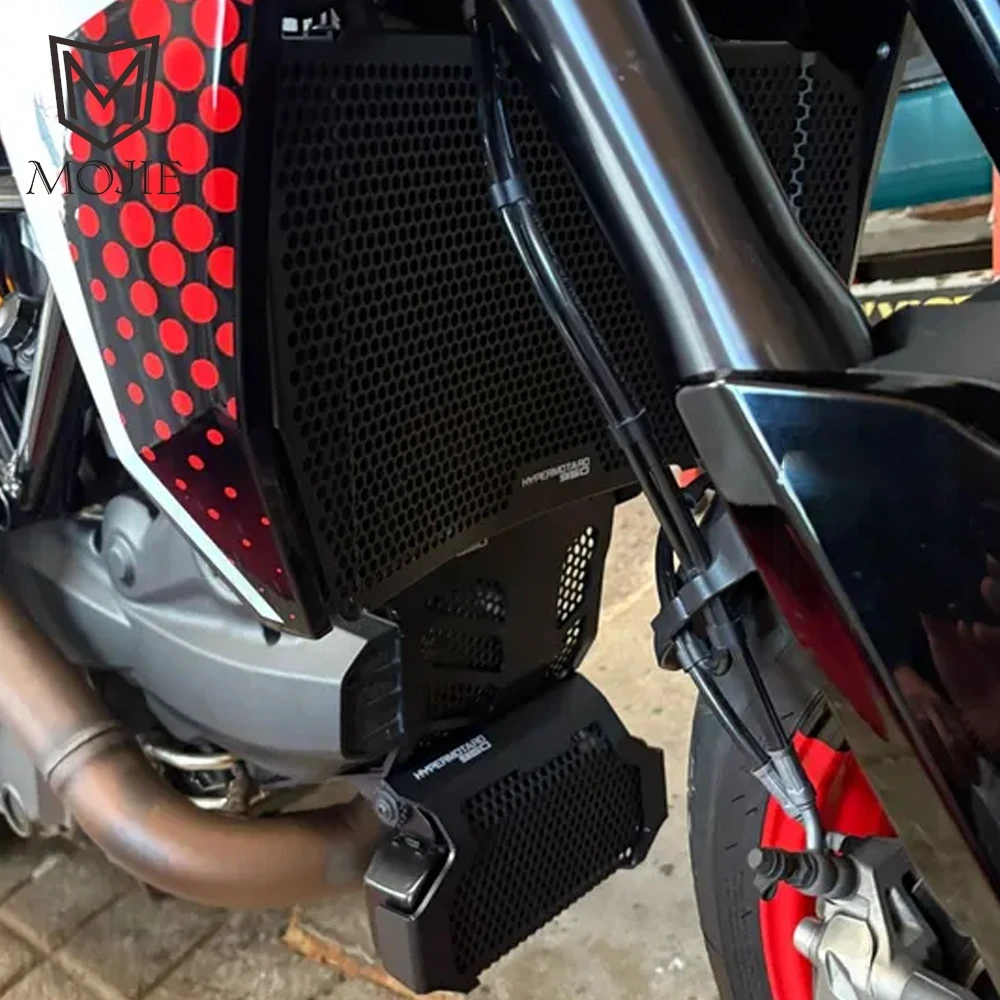 

Radiator Grille Guard Cover Oil Cooler Engine Guards For Ducati Hypermotard 950 SP RVE 2019 2020 2021 2022 2023 2024 2025 2026