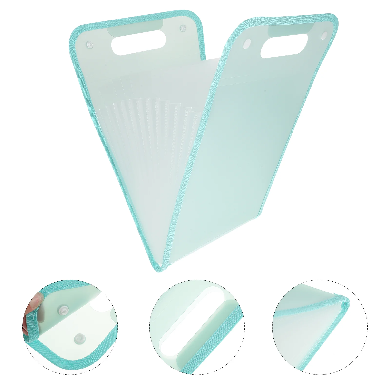 File Holder Portable Organizer Expanding Folders Paper Storage Bag Abs Sorting Multi-layer