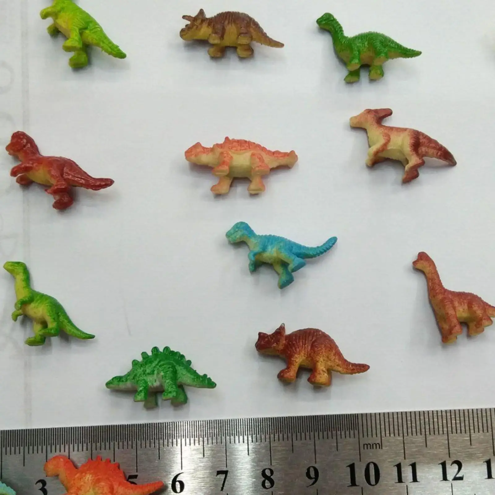 16 Stuks Klein Speelgoed Verjaardagstaart Benodigdheden Mini Dinosaurus Kleine Dinosaurus Beeldje