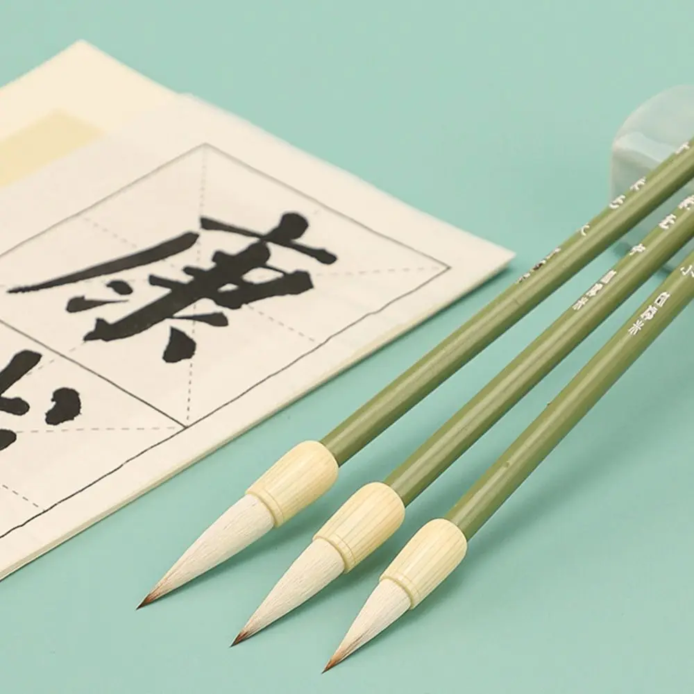 

Calligraphy Brush Art Paint Brush Oil Painting Crisperding Script Writing Brush Wooden Handle Chinese Brushes