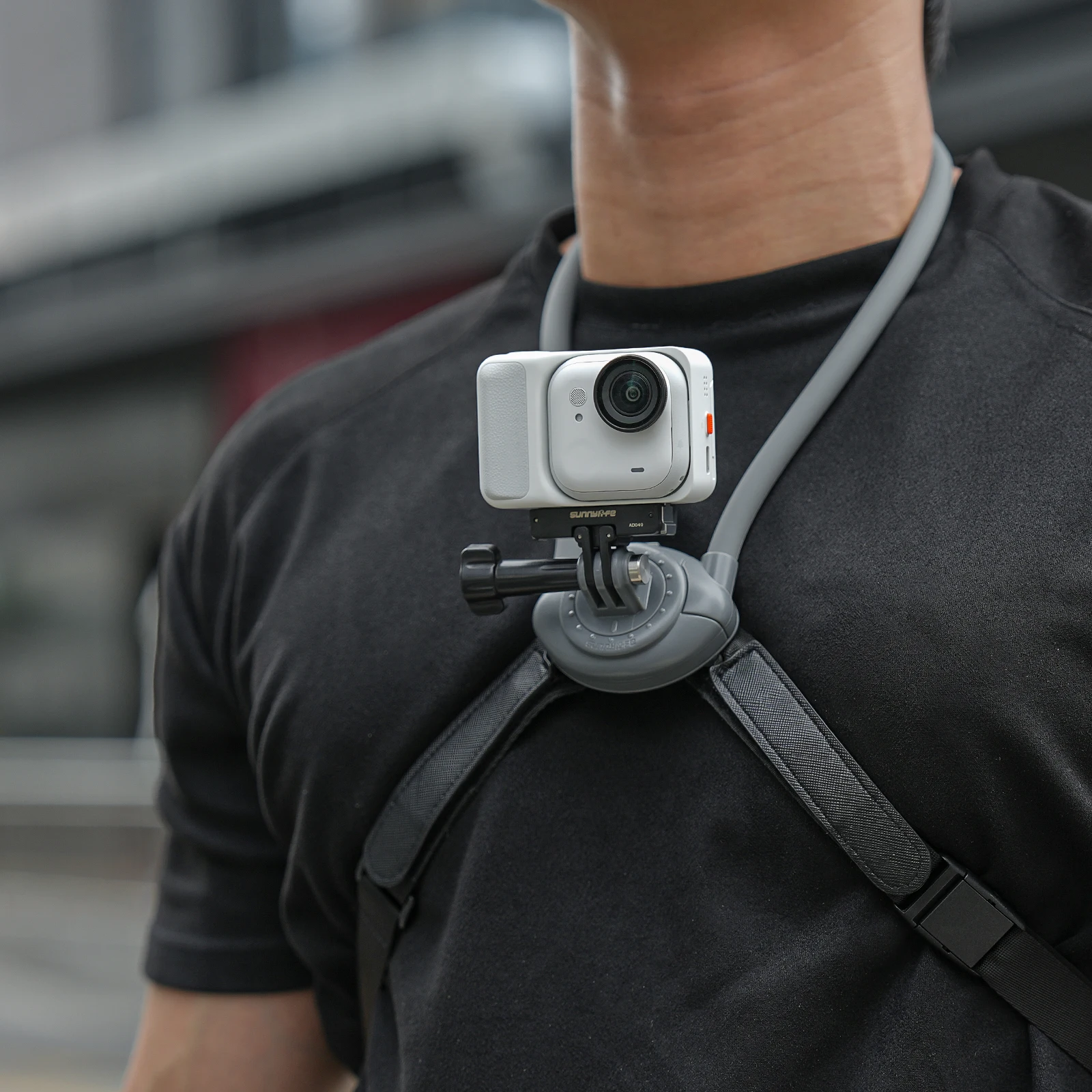 قاعدة معدنية مغناطيسية سريعة الإصدار لـ Insta360 Go Ultra سبيكة تمديد محول تركيب حامل قوس لملحقات Insta 360