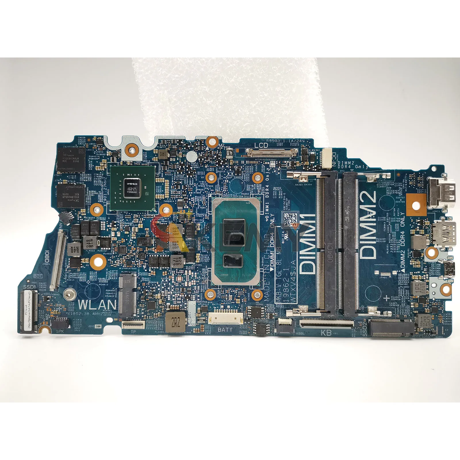 ノートパソコンのマザーボード Dell Vostro 5402 5502 19862-1 i3 i5 i7 CPU CN-0G0XMN 04D2JV 0H2F8K 010GRP 100% 完全にテスト済み