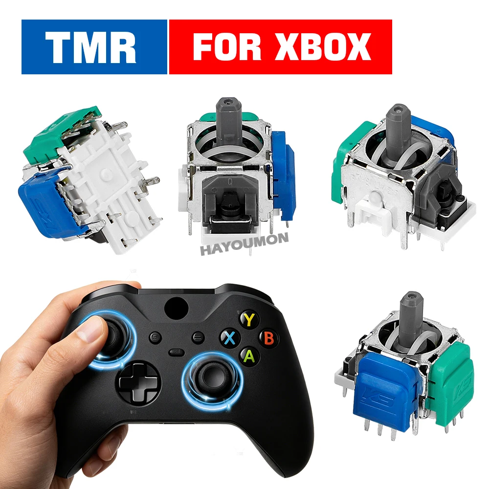 2/10 Stück K-Silver TMR Joystick für PS5 PS4 Xbox Series S X Xbox One Ersatz 3D Analog ThumbStick Anti-Drift Spielzubehör – Detail 3