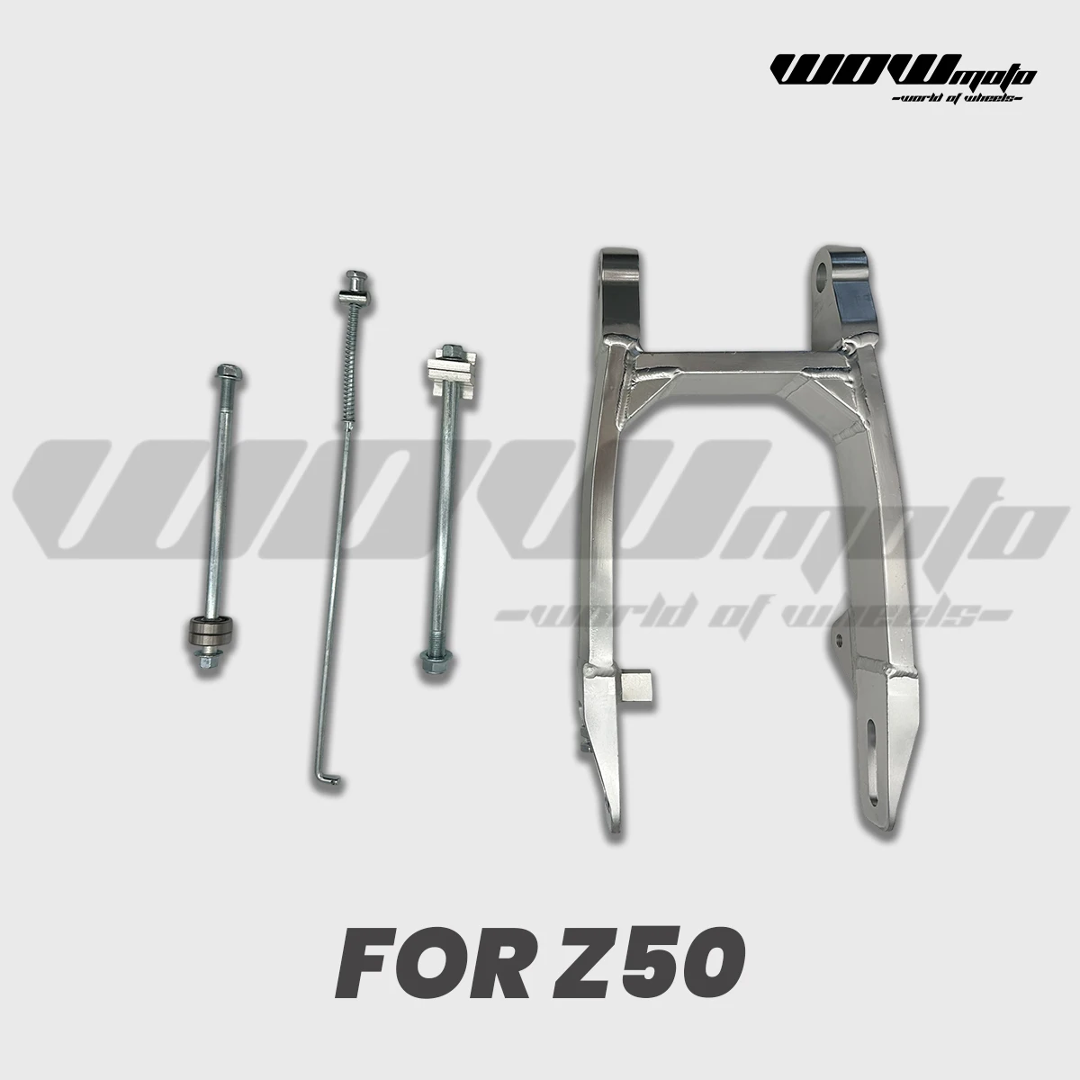 Mini Moto 12in Swing Arm Kit For Monkey Z50 1967-1979 | Rear Flat Fork & Rocker Arm Assembly | Custom Motorcycle Chassis Parts
