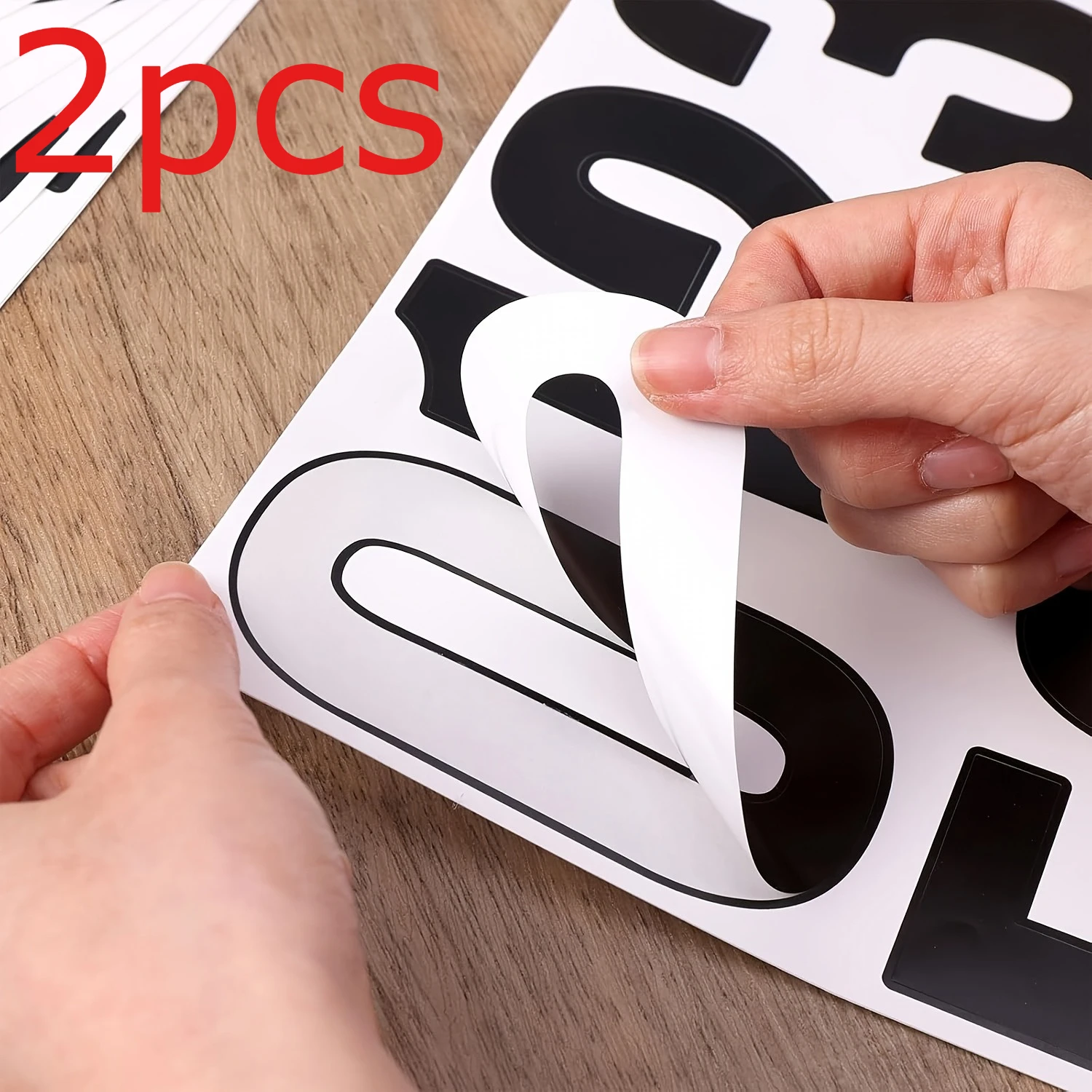 1/2/3 stuks 4 inch 0 tot 9 cijfers stickers, waterdichte stickers voor brievenbus huisnummerlabels, geschikt voor kantoor, school en thuis