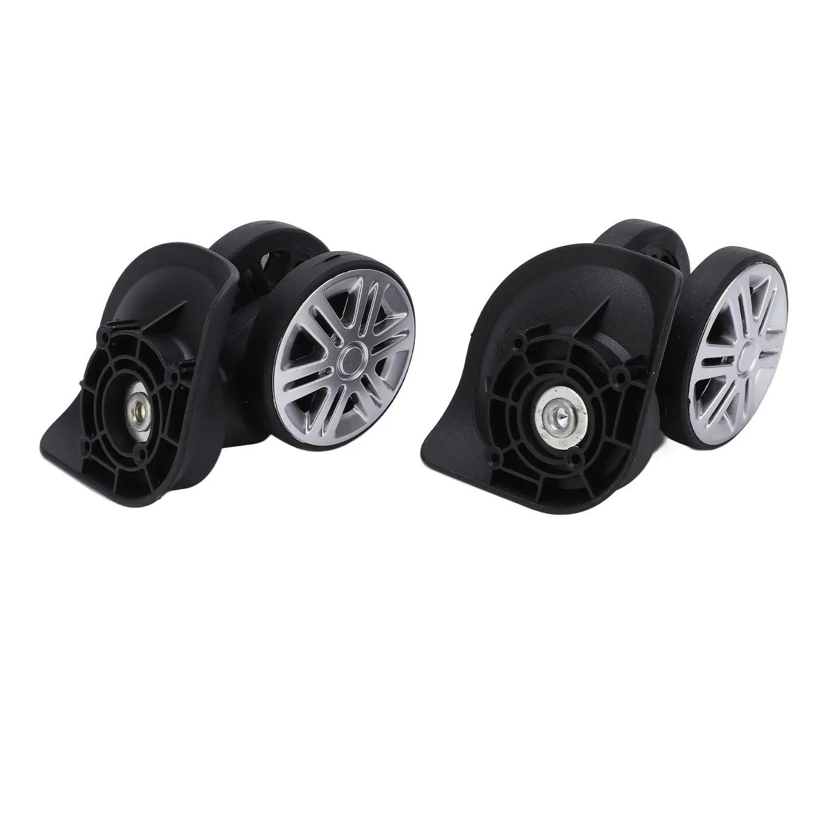 Universal A19 Silent Double Row Large Wheel Luggage Replacement Wheels for Suitcases & Trolleys