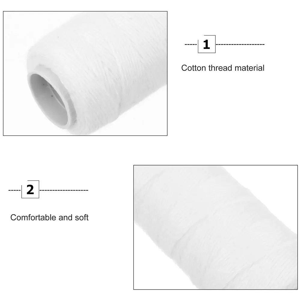 

Face Epilator Thread 10 Rolls Threading Thread for Eyebrows Upper Lip Chin Gentle Comfortable Use Threading Hair Removal