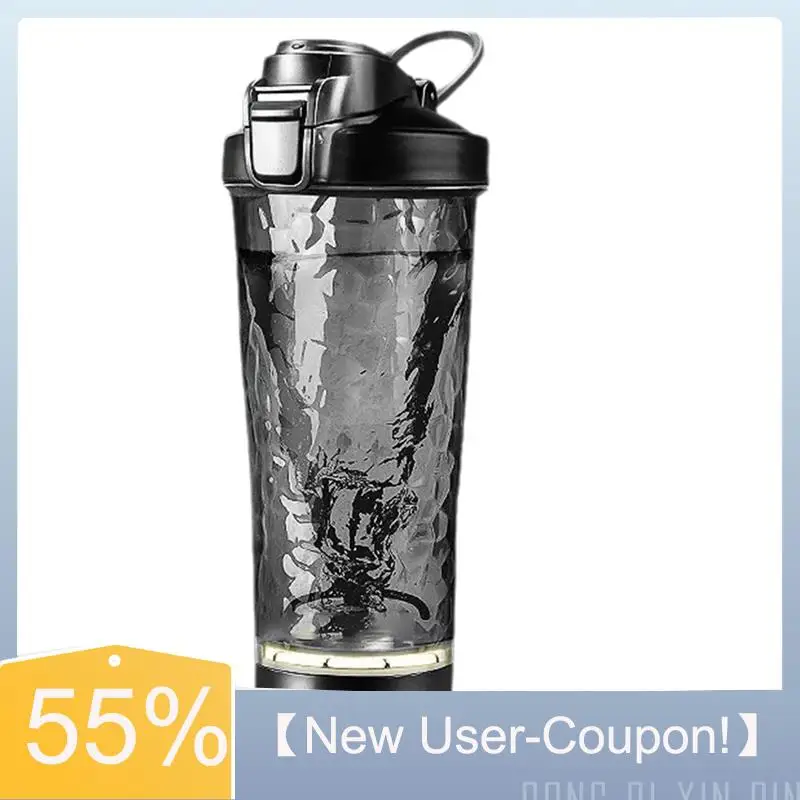 

【Купон для новых пользователей!】Электрическая чашка-шейкер для протеинового порошка, автоматическая бутылка для молока, кофе, протеина, воды, кухонные аксессуары, новая, черная