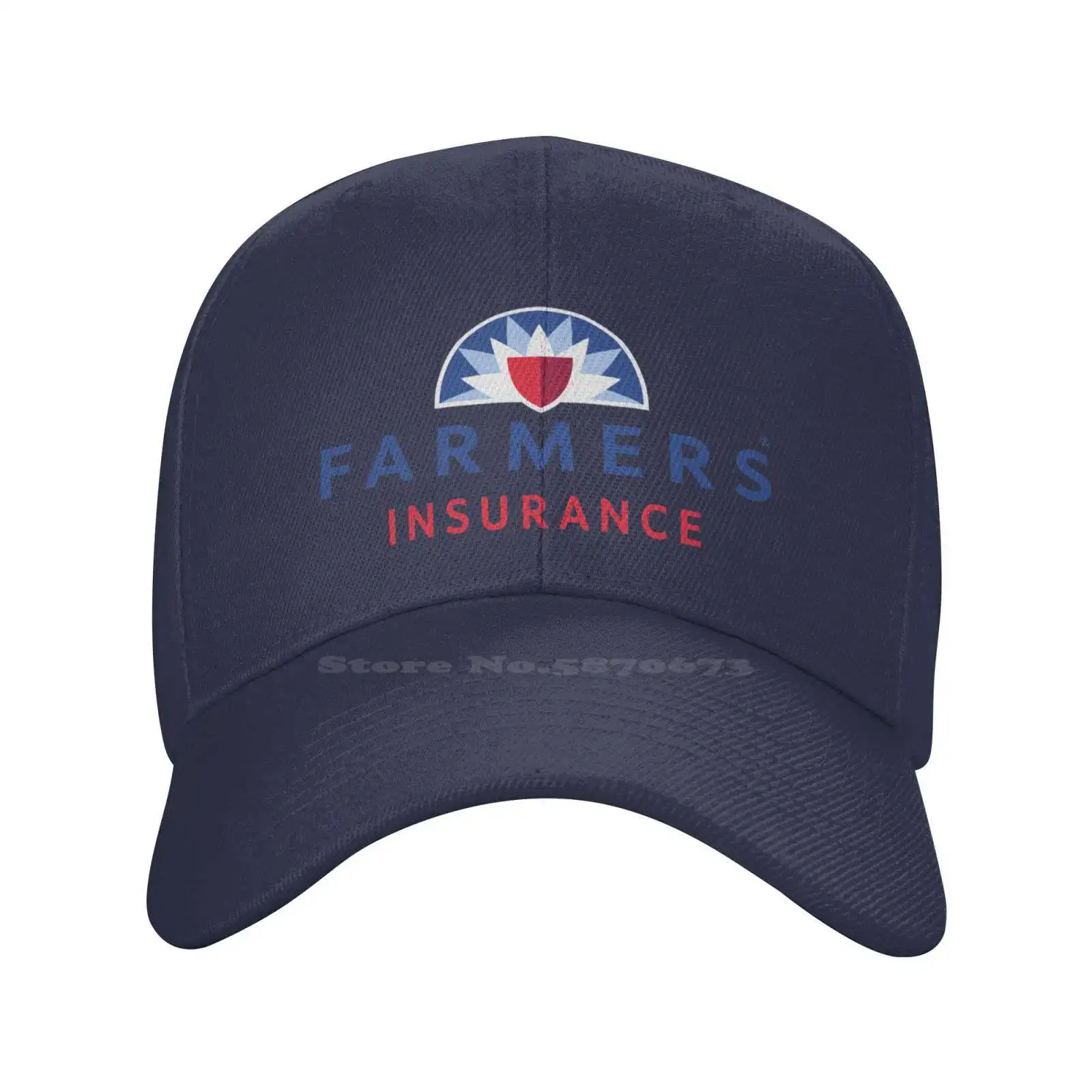 Farmers Insurance Logo Quality Denim cap Knitted hat Baseball cap