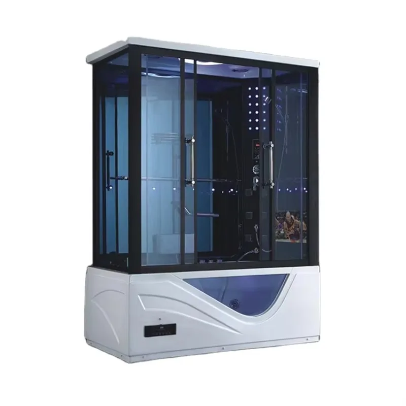 

Prefab Bathroom with Shower Luxury Steam Bath Room Tub and Bathtubs Glass Enclosure Cubicle Spa Tubs Sauna Rooms