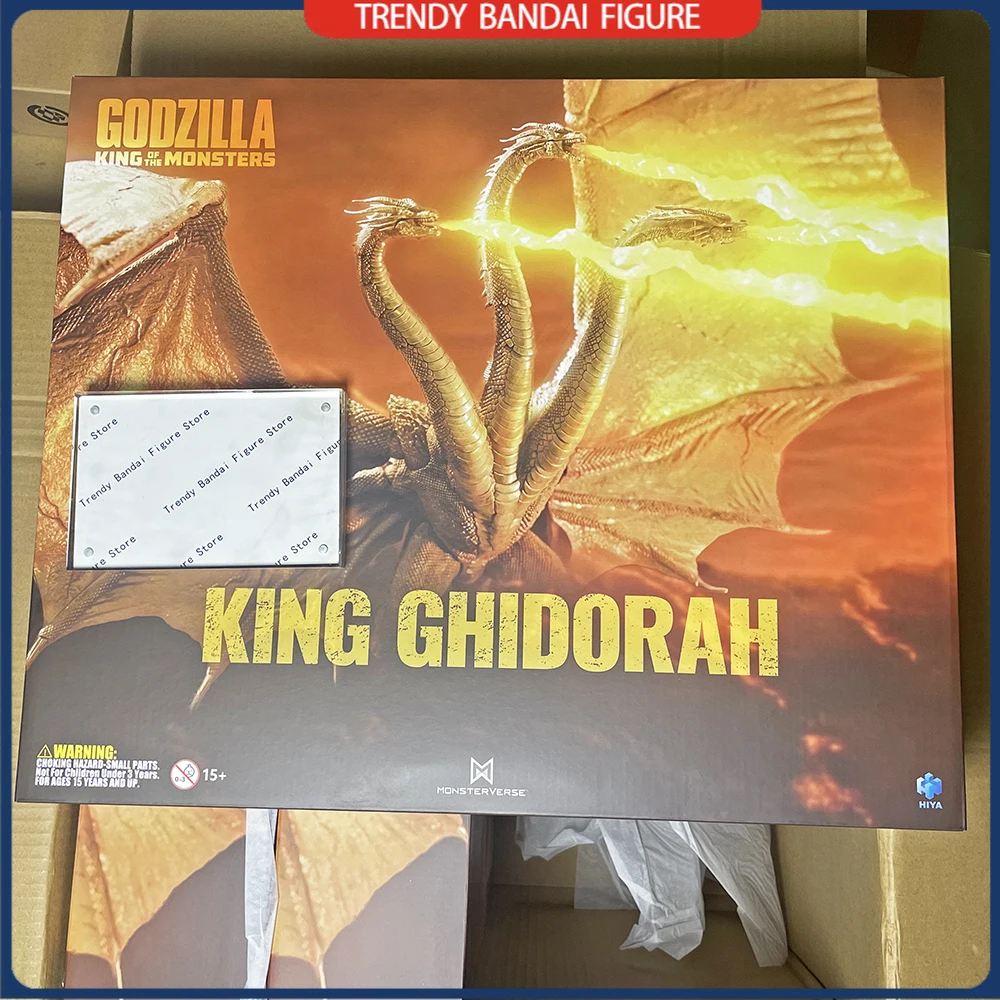 In Stock HIYA Ghidorah 2 Godzilla 2: King of The Monsters Gravitation Ray Ver Three Headed Dragon S.H.M Action Figure  Model