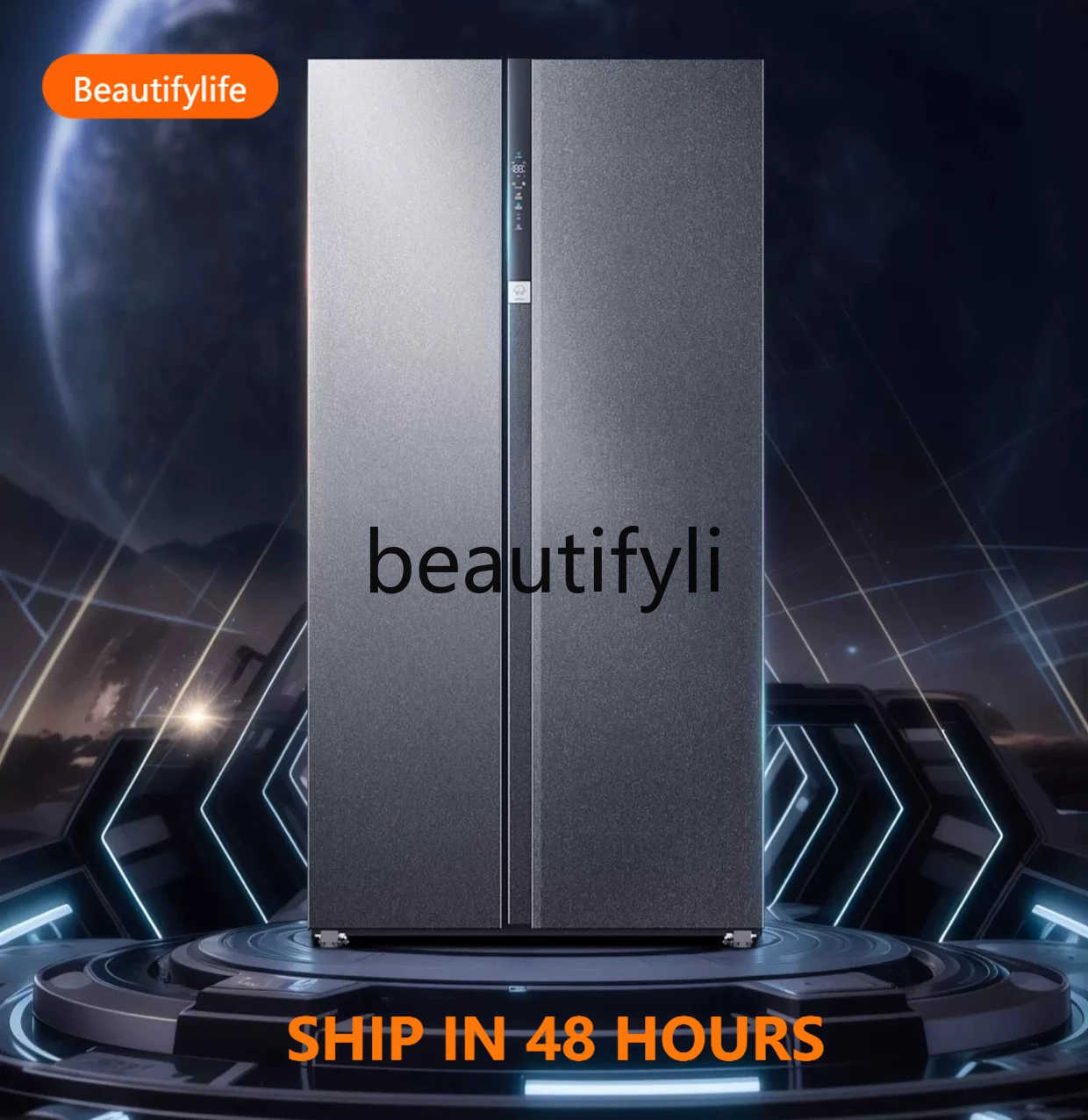 

Double door large capacity first-class frequency conversion energy-saving air-cooled frost-free refrigerator for home use A