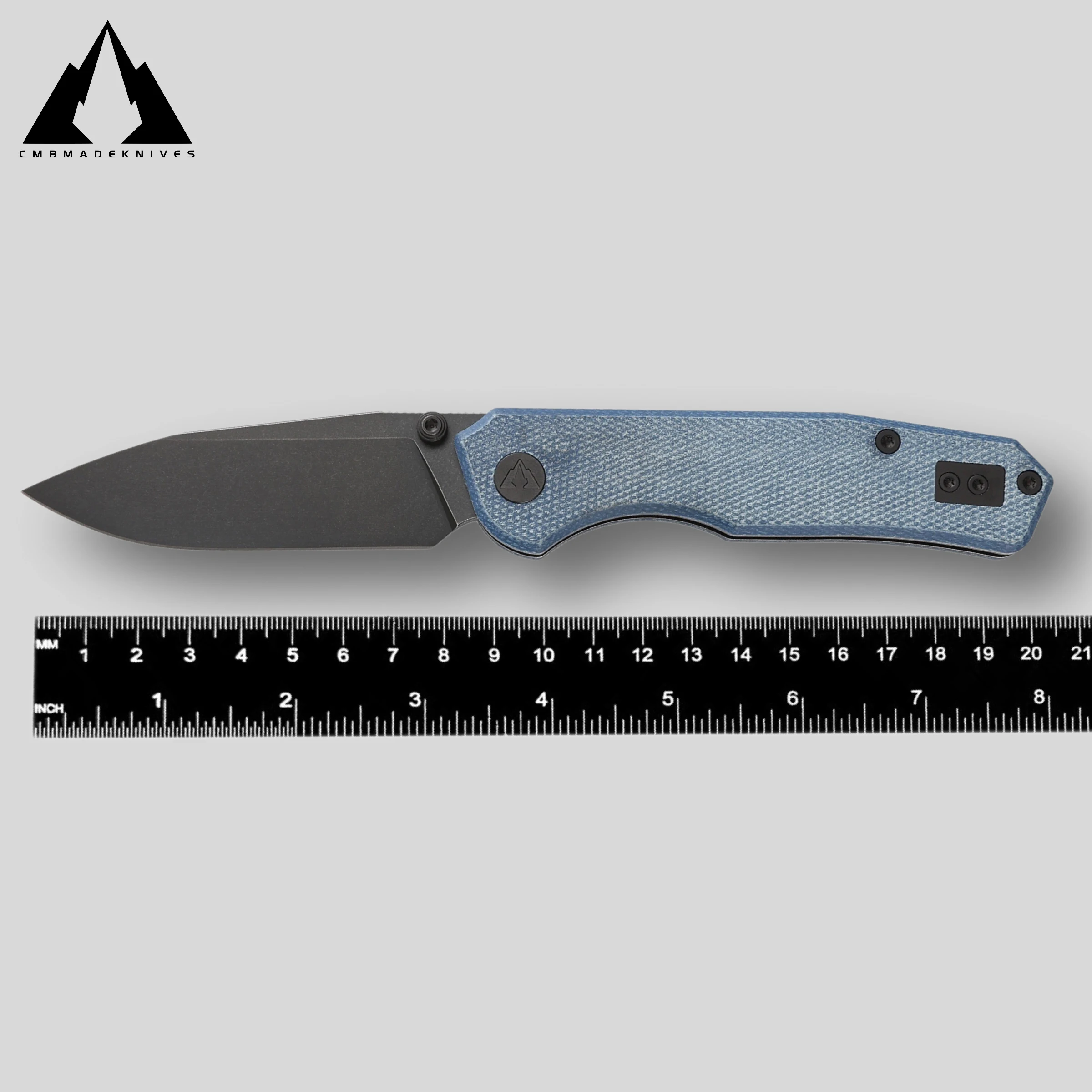 CMBMADEKNIVES Explorer Micarta Handle 14C28N Steel Camping Outdoor Pocket Folding  Knife EDC CMB-18E
