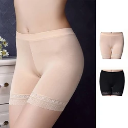 New Summer Female Panties Lace Seamless Safety Short Pants Womens High Waist Stretch Shorts Briefs Slimming Under Skirt Shorts