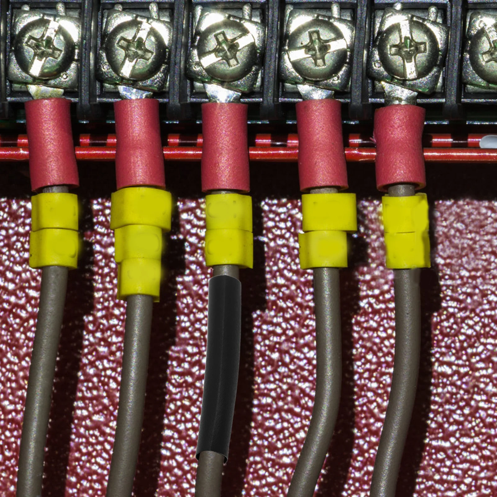 

145Pcs Heat Shrink Tubing Set Black Electrical Insulation Wire Repair Cable Protection Wraps Kit Heat Shrink Wire Tubing