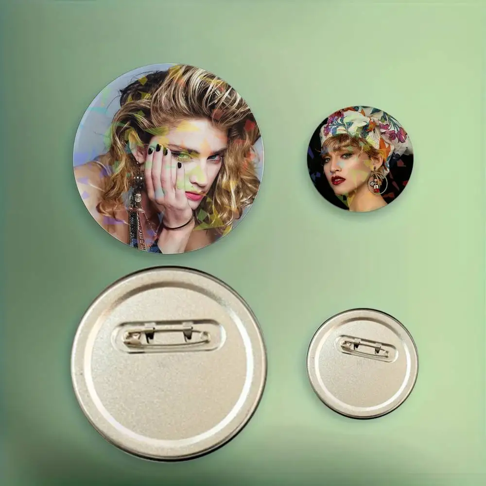 Singer M-madonnas Enamel Pin Clothing Bag Accessories Brooch Cartoon Science Fiction Badge Gift