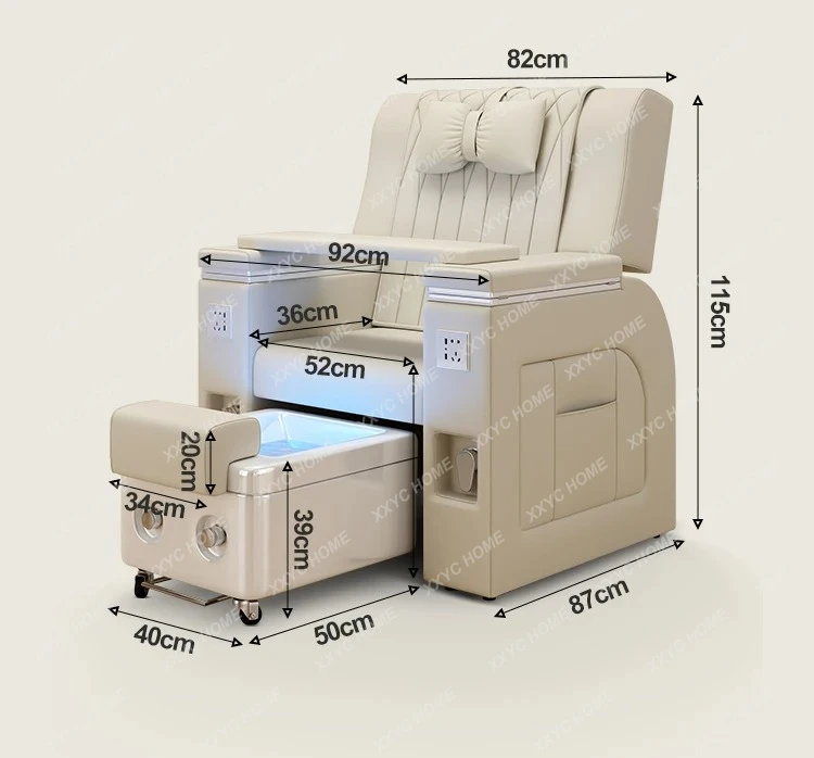 

Электрическое многофункциональное кресло-реклайнер для ног, одноместное кресло-софа для педикюра/маникюра
