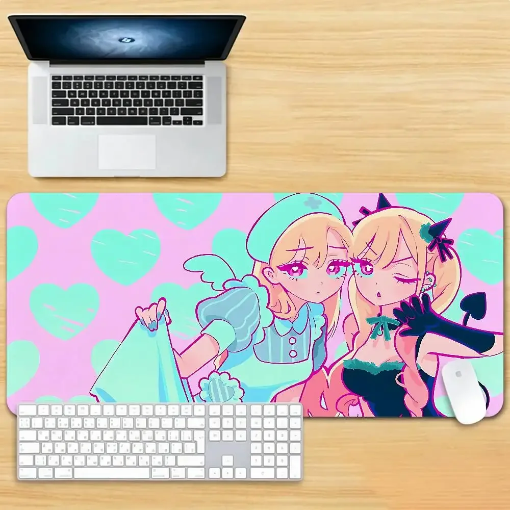 Anime My Dress-Up Darling Gaming Mouse Pad Non-Slip Lock Stitched Edge Large Office Desk Mat For Computer And Keyboard