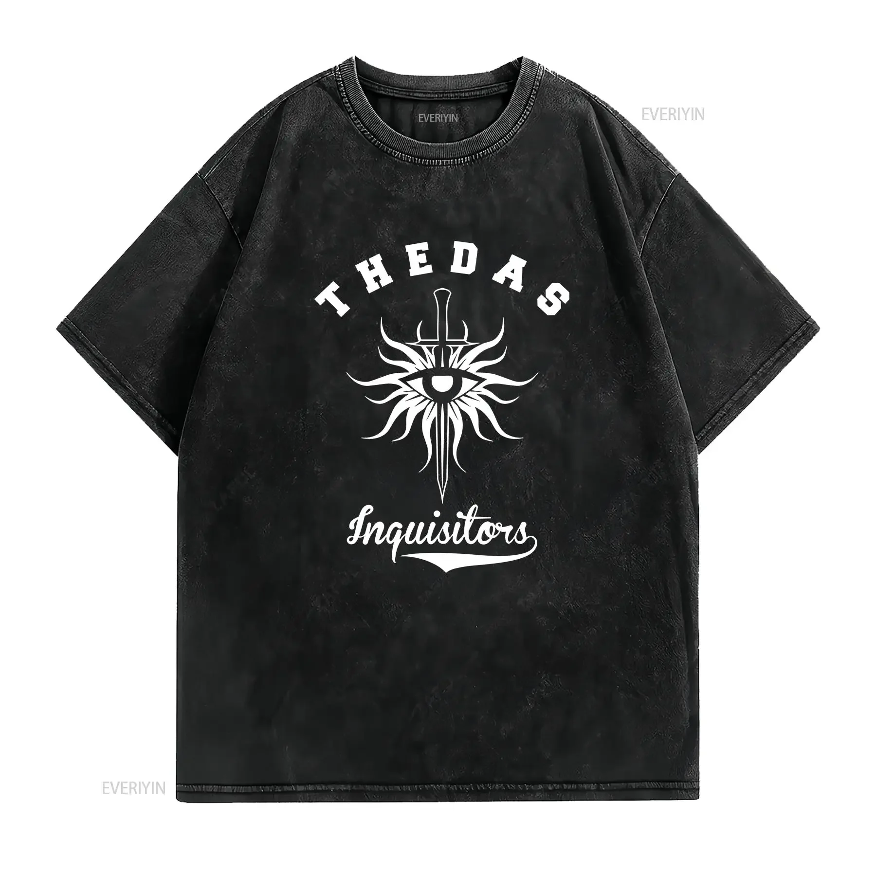 Dragon Age Inquisition Thedas T Shirt Men's and Women's Sizes bc 231 vintage Washed designer clothes homme Breathable