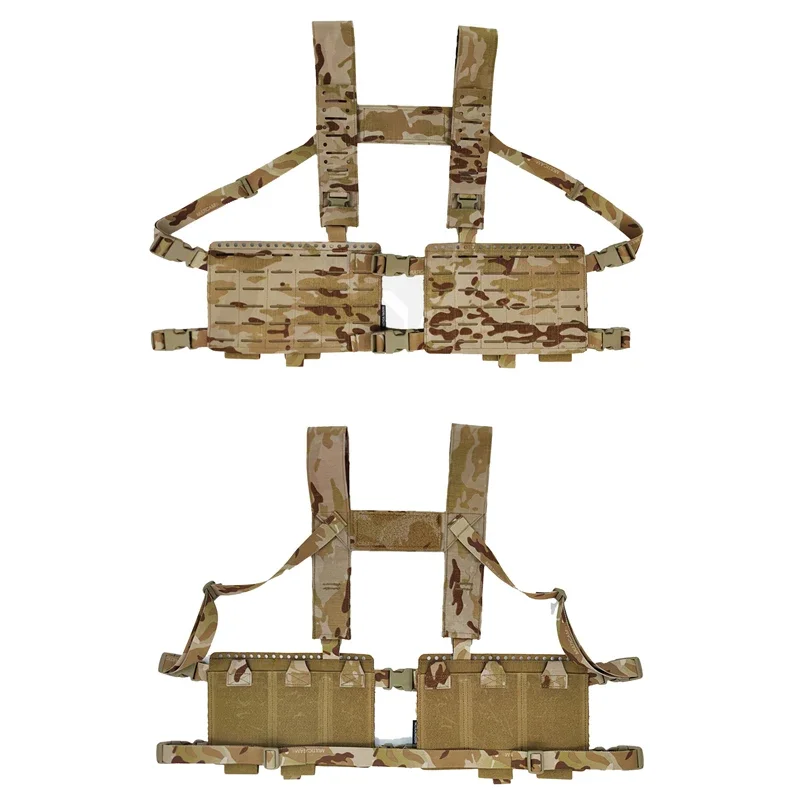 SS Fat Strap Mk4+34A Chest Rig Tactical Vest H-harness Strap 34A MOLLE Quick Release Chest Hanger Airsoft Magazine Pouch