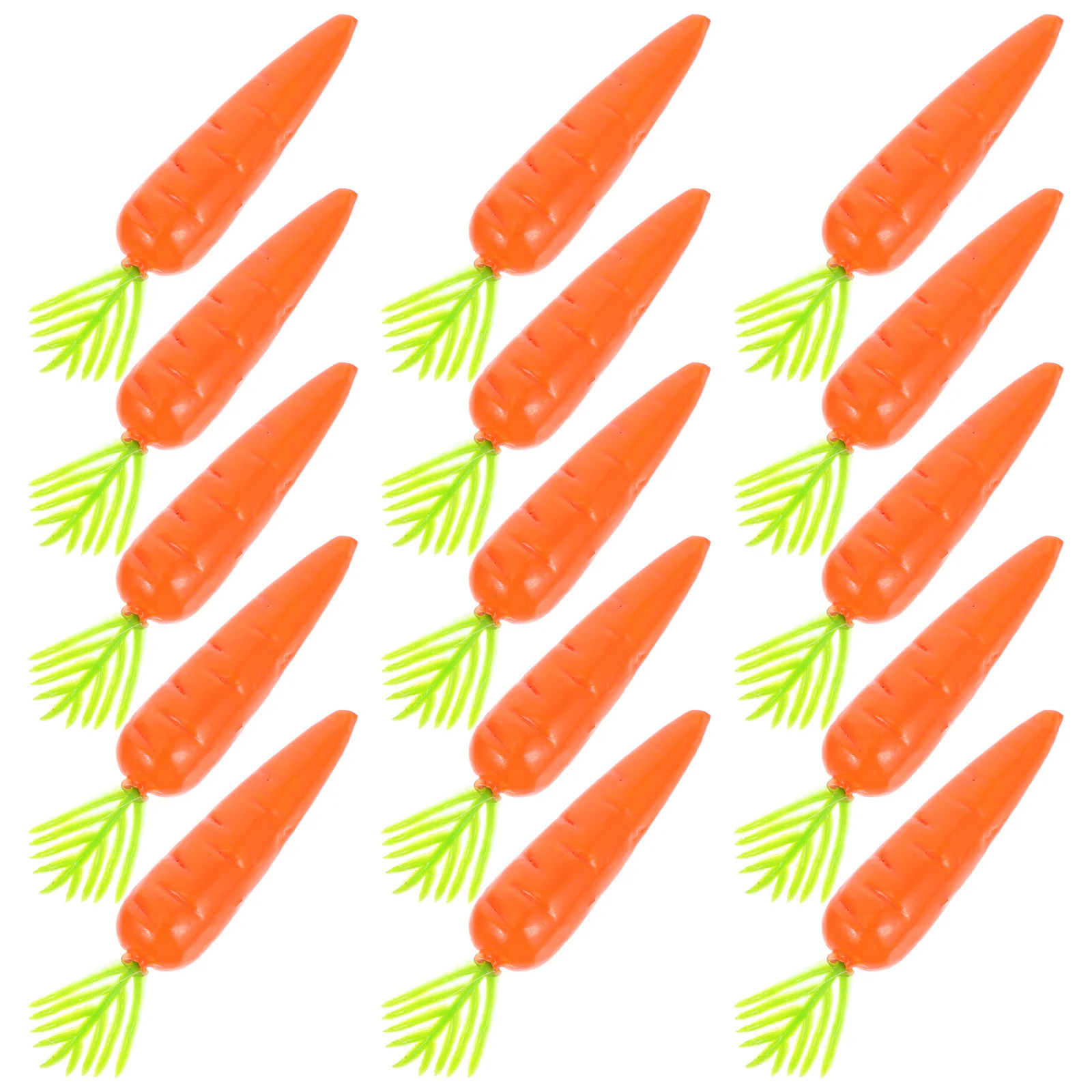 25 قطعة من الجزر الرغوي المصغر خضروات اصطناعية صغيرة واقعية لبيت الدمى والمطبخ والمناظر الطبيعية الصغيرة وديكور مشهد الحديقة الخيالية