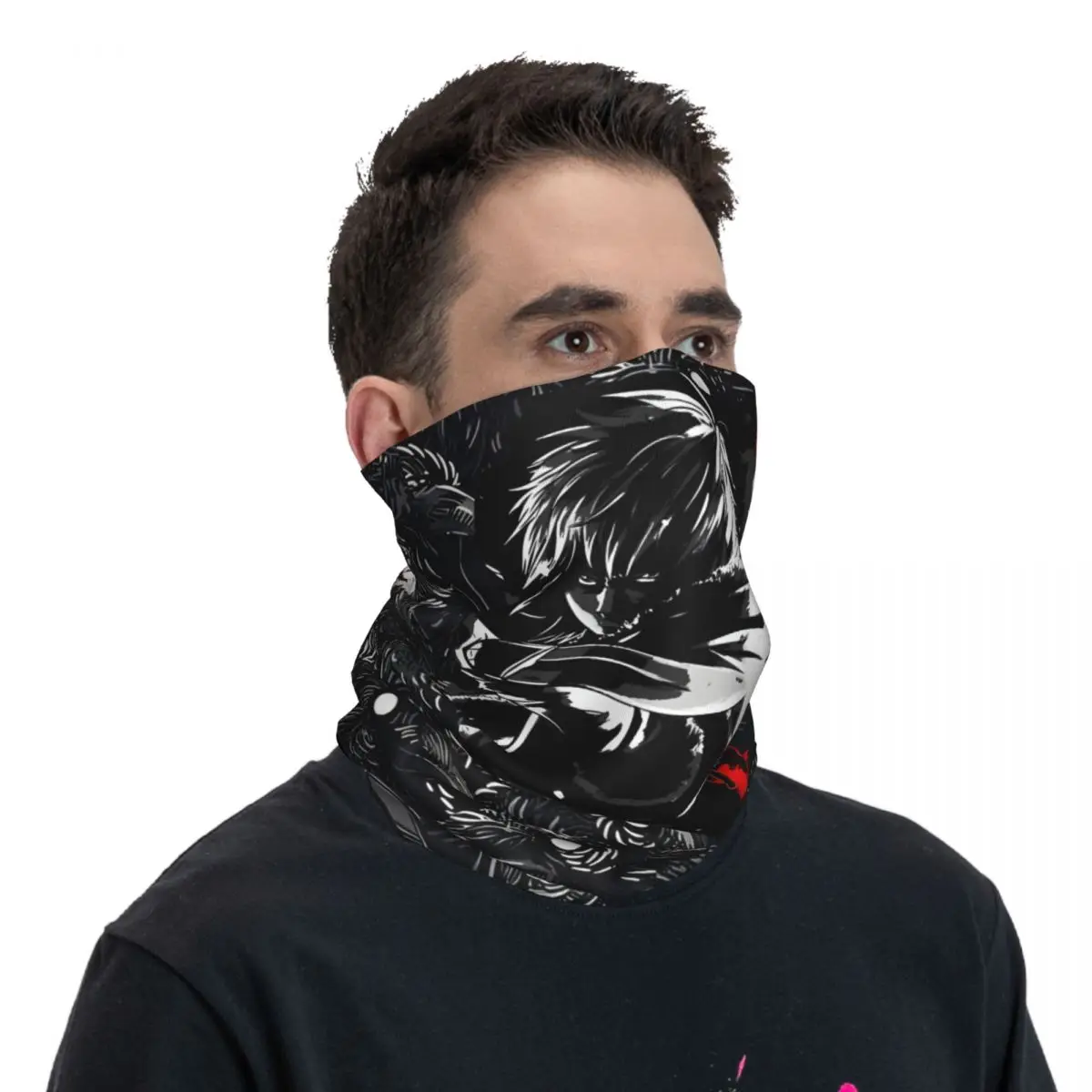 Florfinn-Couvre-cou bandana imprimé unisexe pour adulte, cagoule ronde pour motocross, randonnée, respirant