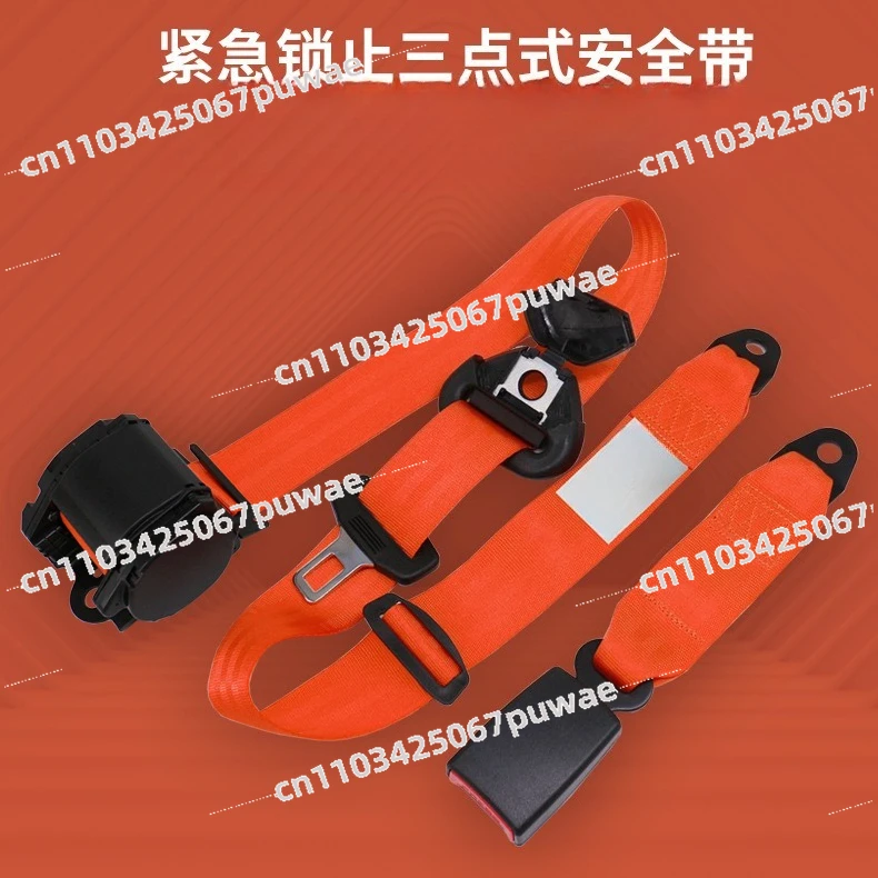 Lock Seat Retractable Auto Safety Belt Universal Self-Winding Shrink 3-Point Seat Belt Lap with Car Seat Belt Adjuster K3+cm7