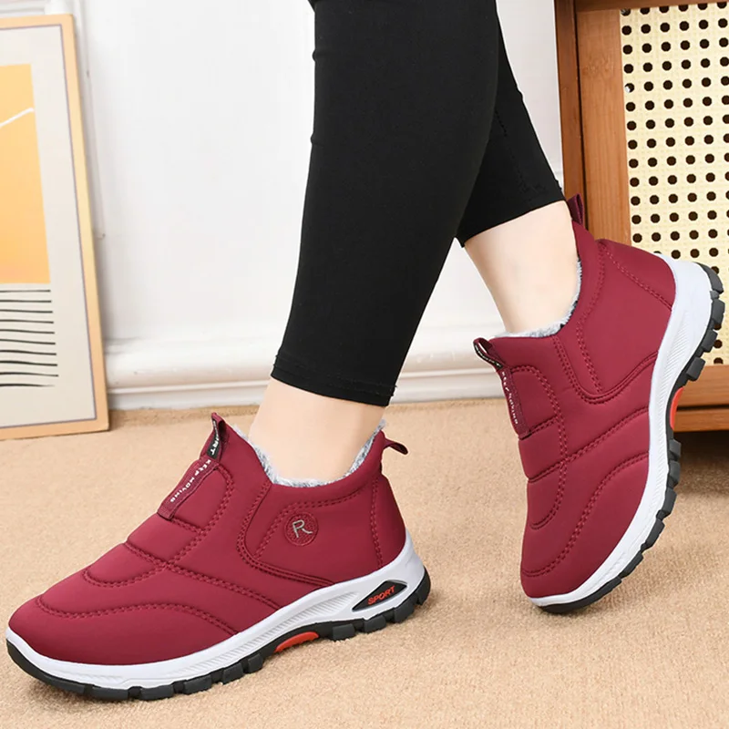 Snow Boots Men Casual Men's Boots Male Winter Shoes For Men Outdoor Shoes Men Plus Size Mens Shoes Footwear Work Boots image 5