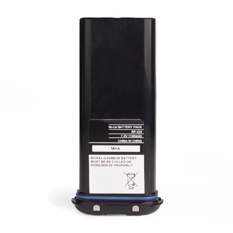 New BP-224 7.2V 1100mAh NI-CD Battery Pack for ICOM IC-M21 IC-M2A IC-M31 IC-M32 IC-M33 IC-M34 High Quality Walkie-talkie Battery
