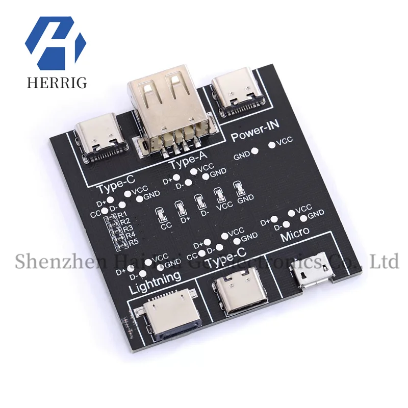 

The data cable detection board is suitable for the Type-C fast charging cable abnormality detector module of Apple Android phone