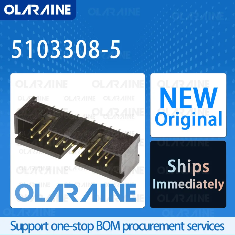 

10/50/100Pcs 5103308-5 100% brand new and original IC chip Headers and wire housings Connector 20 Position