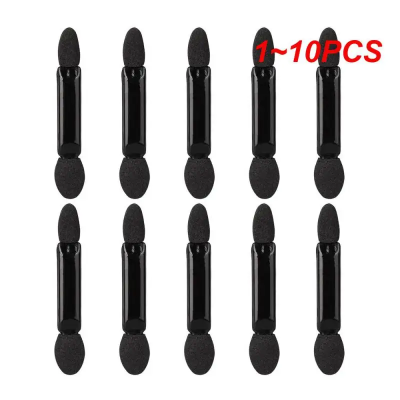 1~10PCS Black Double-Head Sponge Eyeshadow Brush Set Disposable Eye Shadow Set Make Up Brush Cosmetic Makeup Tool Lady New