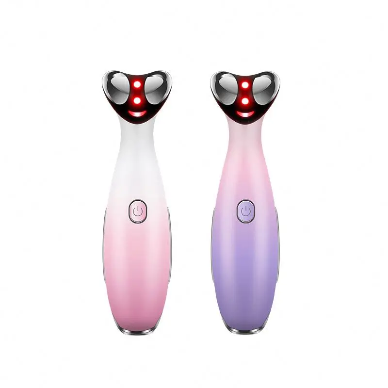 Hand Held Eye Massager Device LED Red Blue Light Eye Care Massager