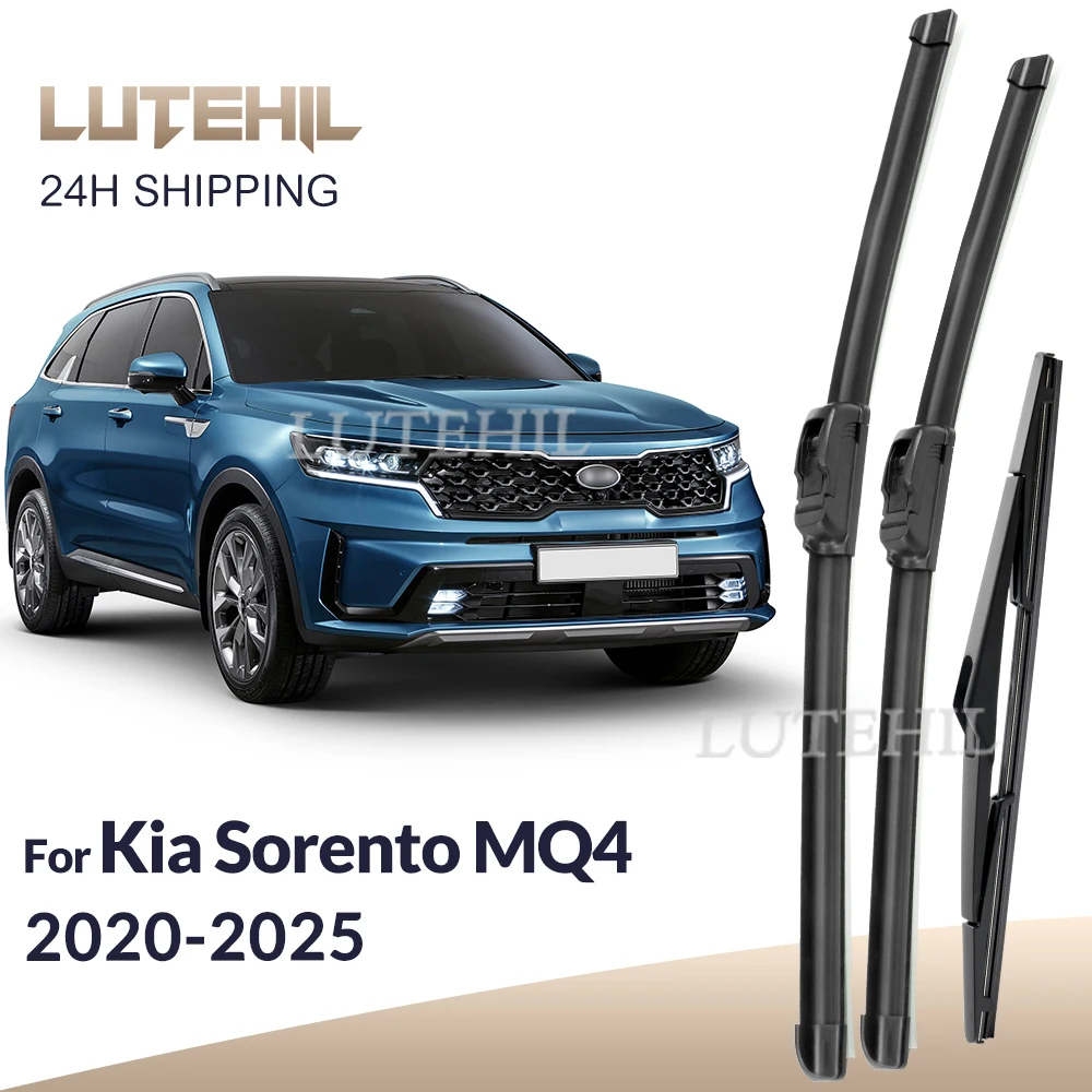 Für Kia Sorento MQ4 2020-2025 2021 2022 2023 Wischer Vorne und Hinten Wischer Klingen Windschutzscheibe Windschutz Fenster Pinsel 26 "+ 18" + 12"