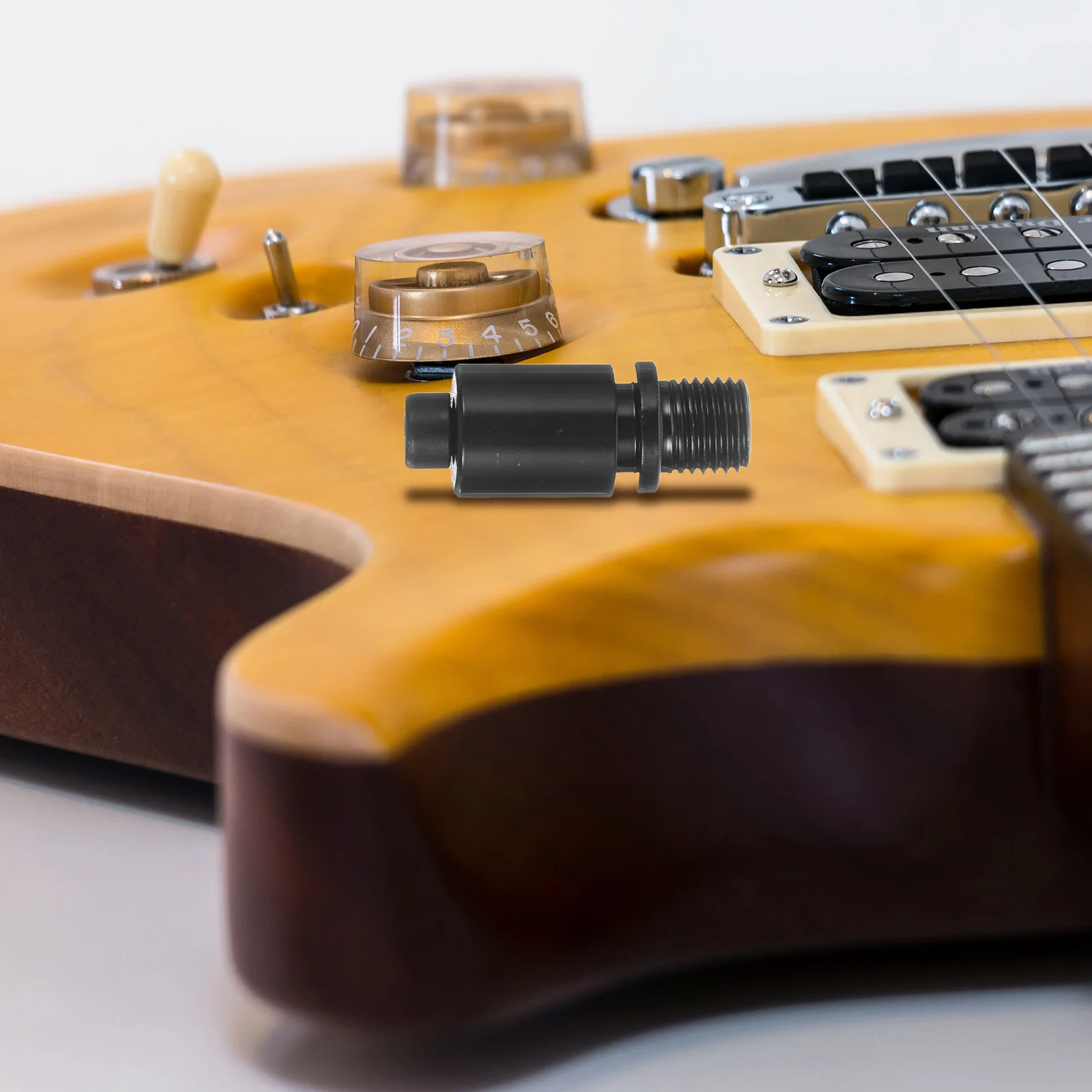 

2pcs Electric Guitar Whammy Bar Socket Replacement Tremolo Arm Jack Metal Guitar Tremolo System Accessory For Dual-Bridge