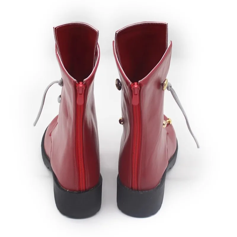 Vi Cosplay Schuhe Spiel Arcane 2 Rote Stiefel Halloween Pole Play Zubehör Nach Maß Frauen Mädchen