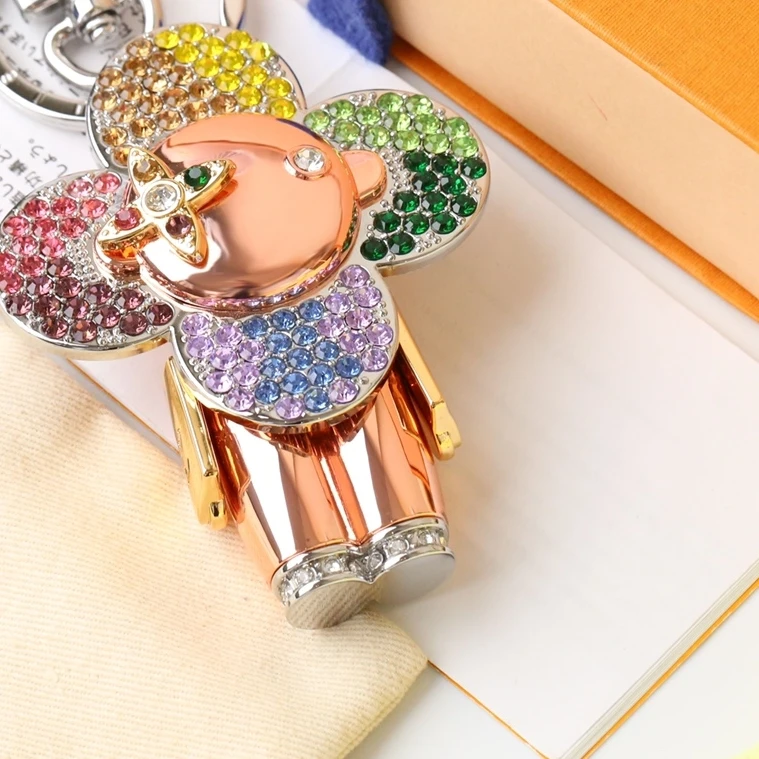 

Creative Keychain Mini Key Rings For Best Friends Women Men Gift Car Bag DIY Handmade Jewelry