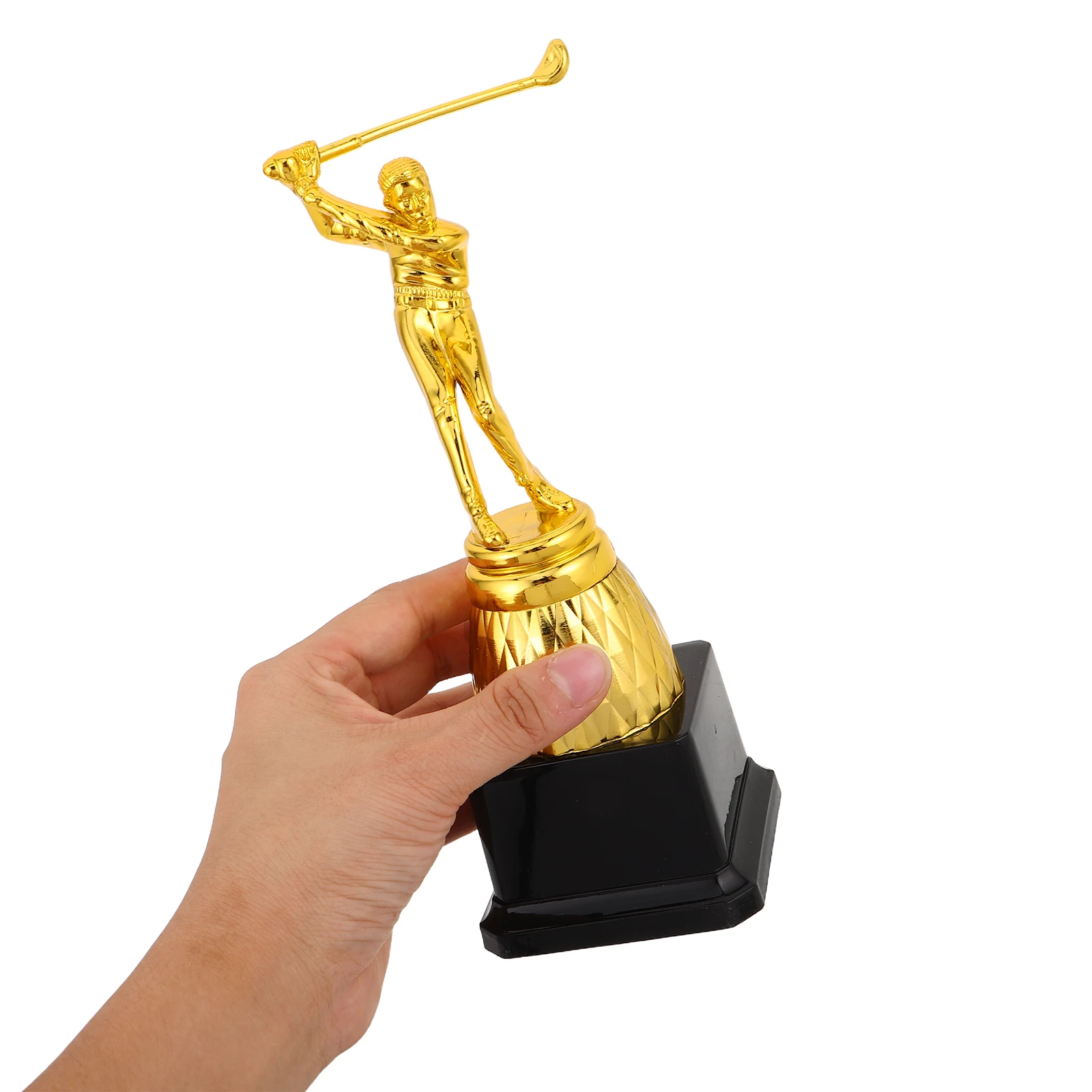 

Gold Billiard Trophy Cup 3D Pool Player Statue Durable Plastic Award For Tournament Competition Party Decoration Snooker Reward