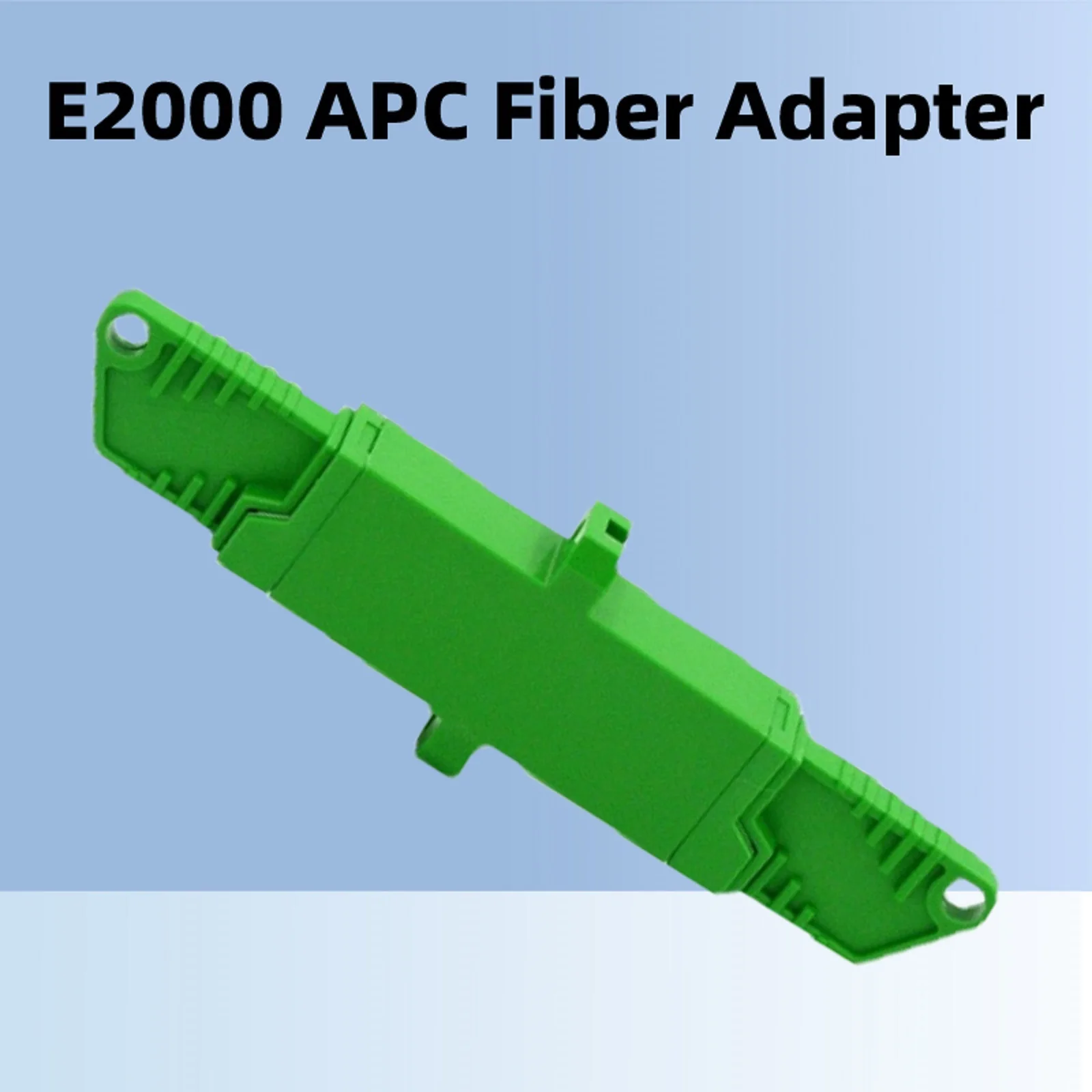 1Pc E2000 / APC Fiber Adapter Single Mode Single Core Simplex Optical Connector Fiber Coupler Flange Plate High Quality