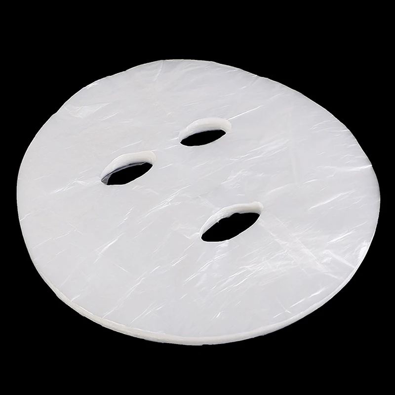 100/200 Stück Natürliche Einweg-Plastikfolie Schönheits- und Gesundheitswerkzeug Hautpflege Vollgesichts-Reinigungsmaske Einweg-Papiermasken – Detail 6