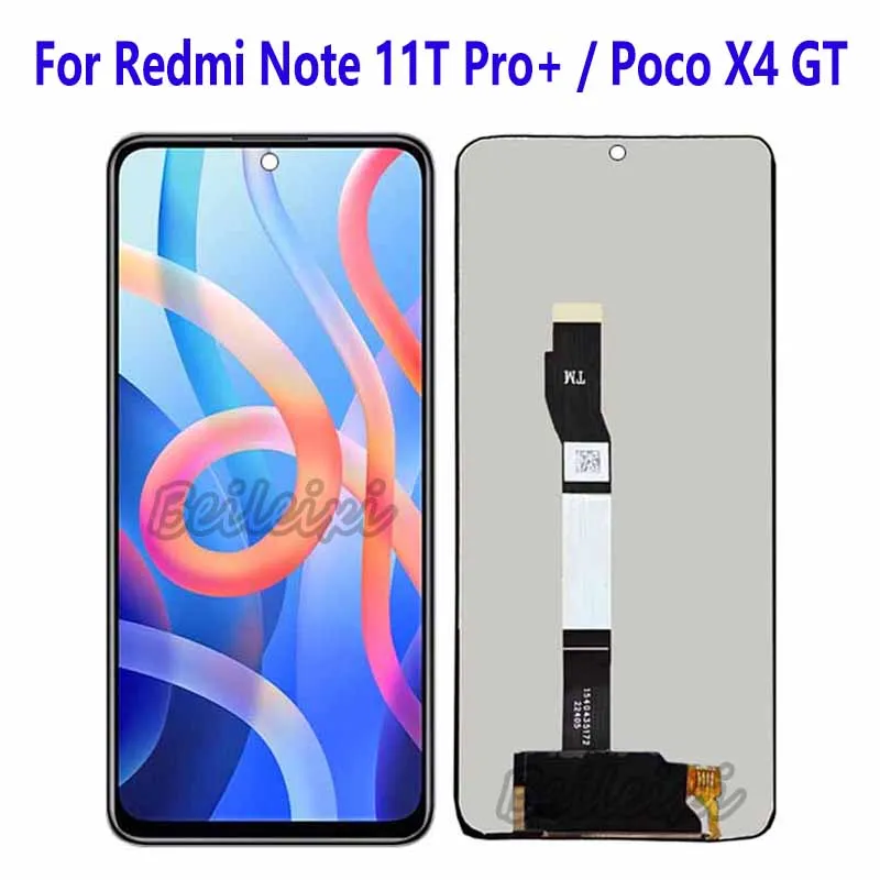 For Xiaomi Poco X4 GT 22041216G LCD Display Touch Screen Digitizer Assembly For Redmi Note 11T Pro 22041216UC 22041216C 11T Pro+