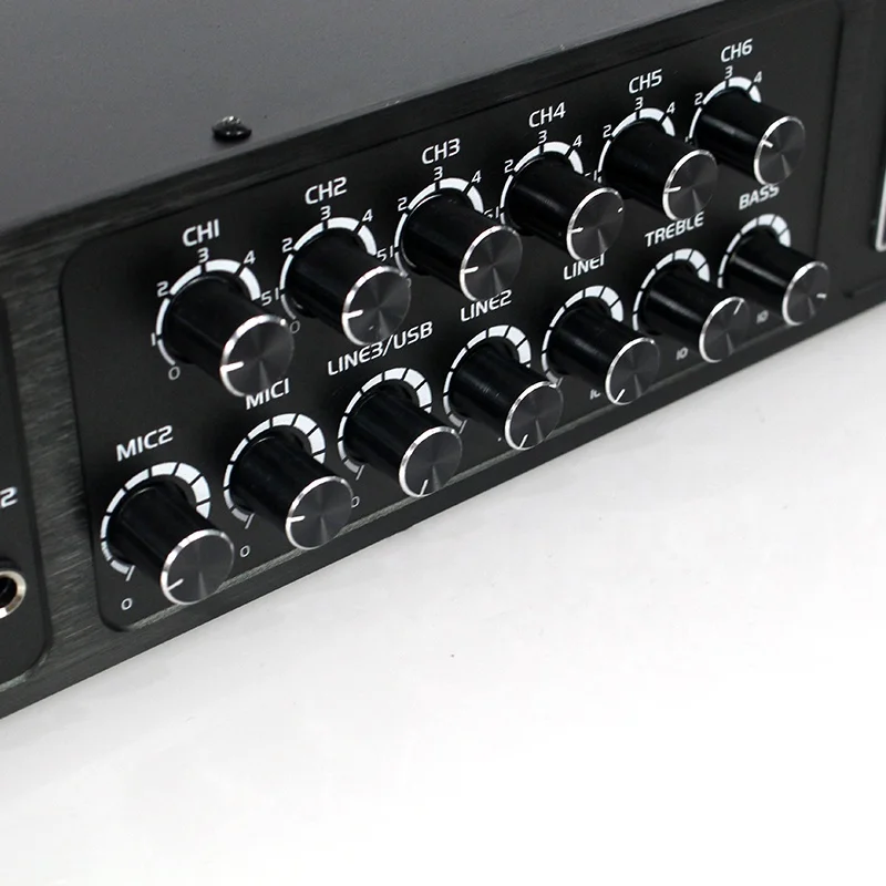 180W Pa System Conference Room 6 Zone Amplifier